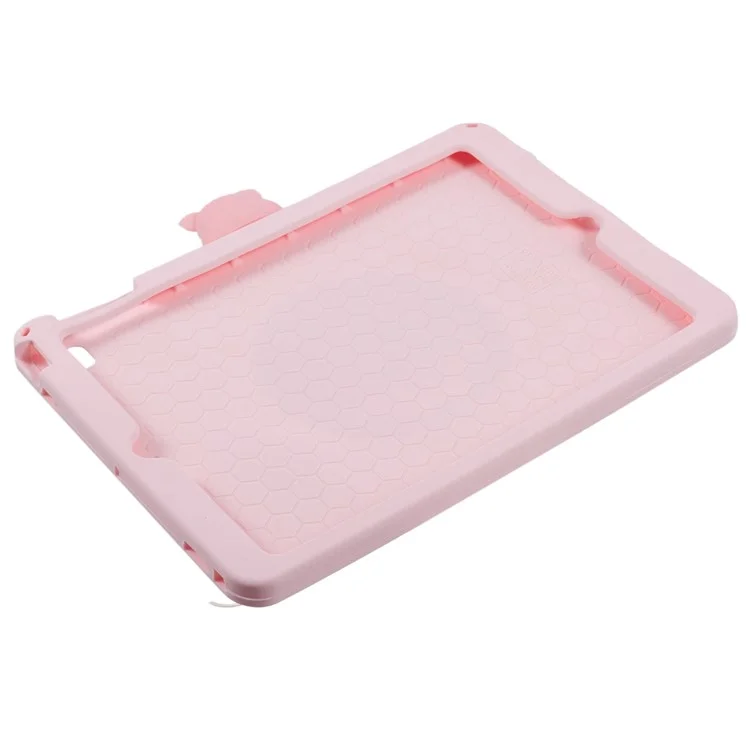 Silicone Case for iPad 9.7-inch (2018) / (2017) / iPad Air 2 / Air (2013) Kickstand Tablet Cover with Shoulder Strap
