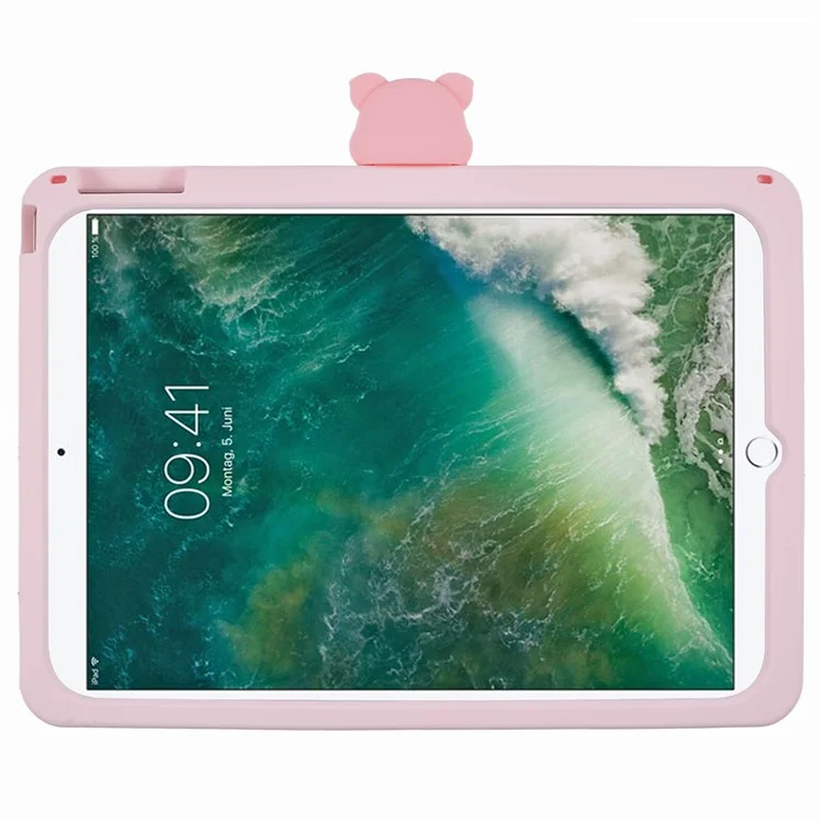 Silikonhülle für iPad 10.2 (2021) / (2020) / (2019) / iPad Air 10.5 Zoll (2019) / Pro 10.5 Zoll (2017) mit Ständer und Gurt