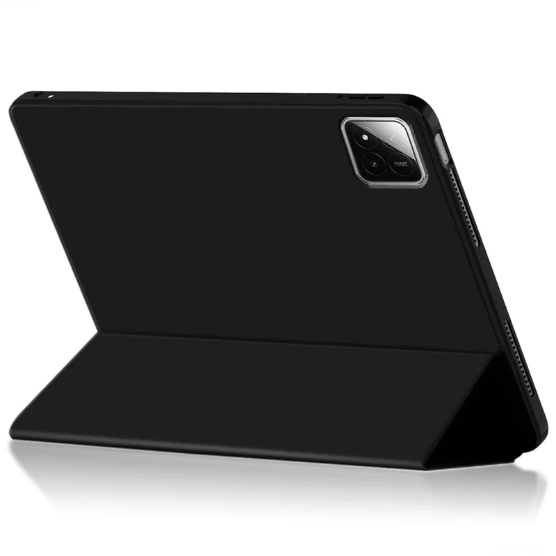 Чехол для Xiaomi Pad 7 из искусственной кожи и ТПУ с трехсторонней подставкой, автоматическим режимом сна/пробуждения