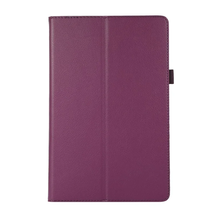 Étui antichoc pour Lenovo Tab M10 Plus (3e génération) / Xiaoxin Pad 2022 10,6 pouces Texture de litchi Housse de protection en cuir PU Flip Cover Support Pliable Étui pour tablette - Violet