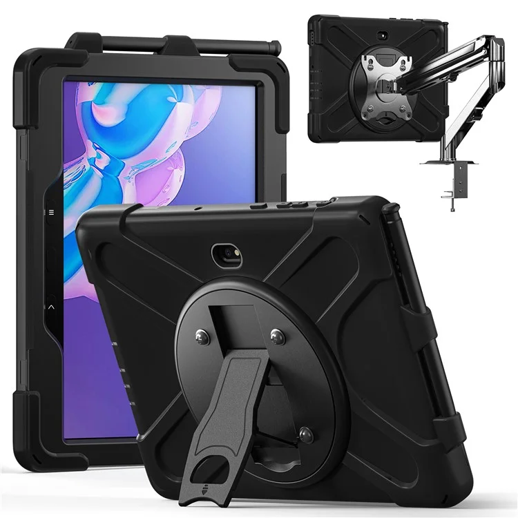 Custodia per Samsung Galaxy Tab Active4 Pro T630 T636 / Active Pro T540 con supporto Kickstand in PC+Silicone