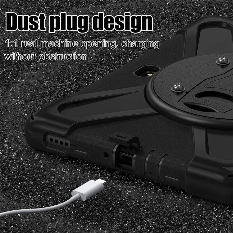 Custodia per Samsung Galaxy Tab Active4 Pro T630 T636 / Active Pro T540 con supporto Kickstand in PC+Silicone