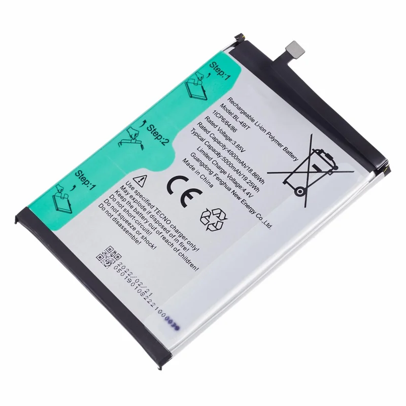 For Infinix Smart HD 2021 4G 3.85V 4900mAh Li-Polymer Battery Assembly Part (Without Logo)  (Encode: BL-49IT)