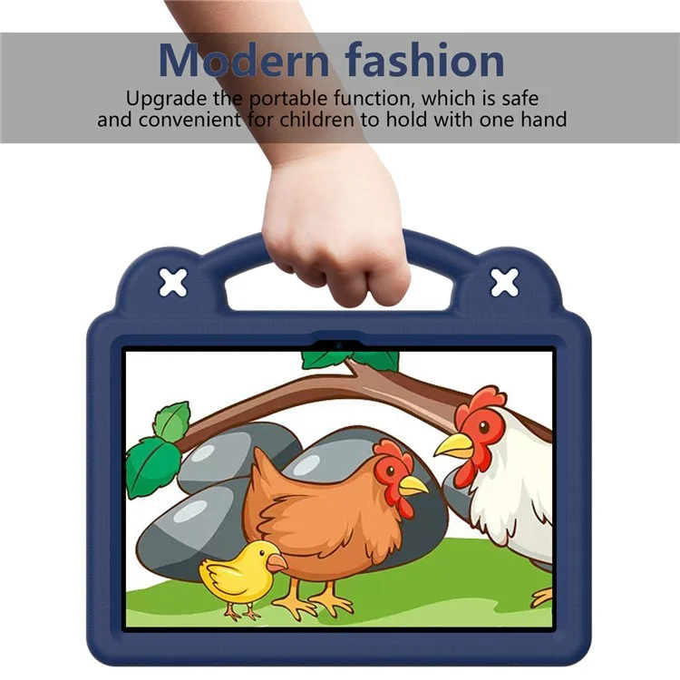 For Amazon Fire HD 8 (2024) Case Kids EVA Tablet Cover - Navy Blue