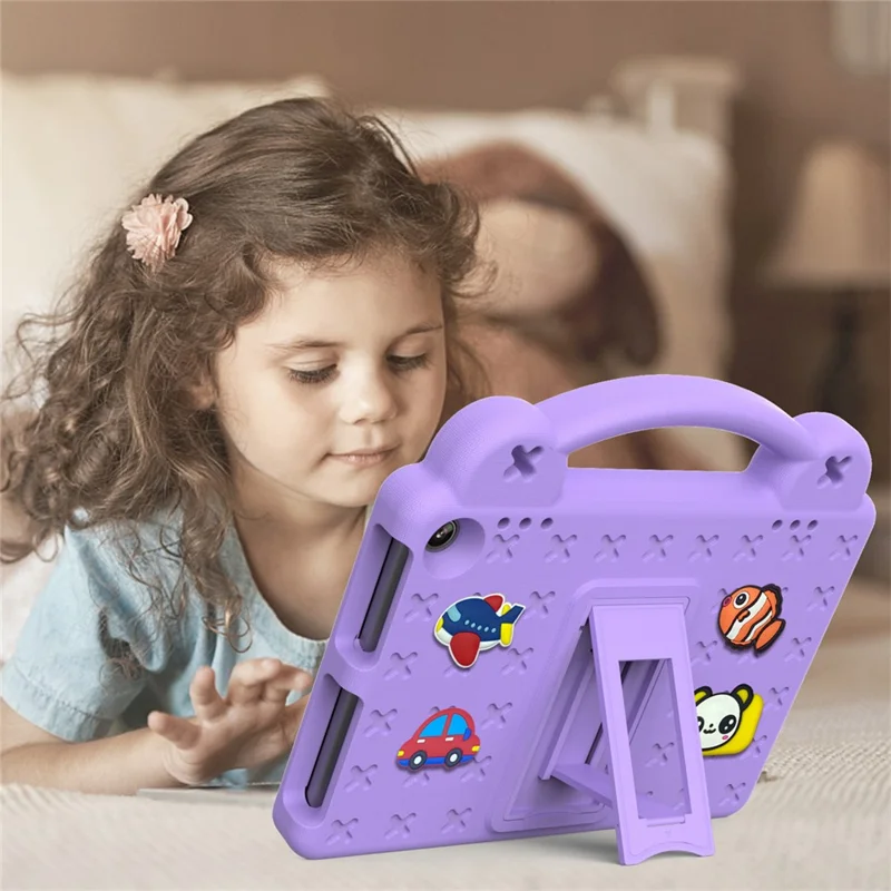 For Amazon Fire HD 8 (2024) Case Kids EVA Tablet Cover - Purple