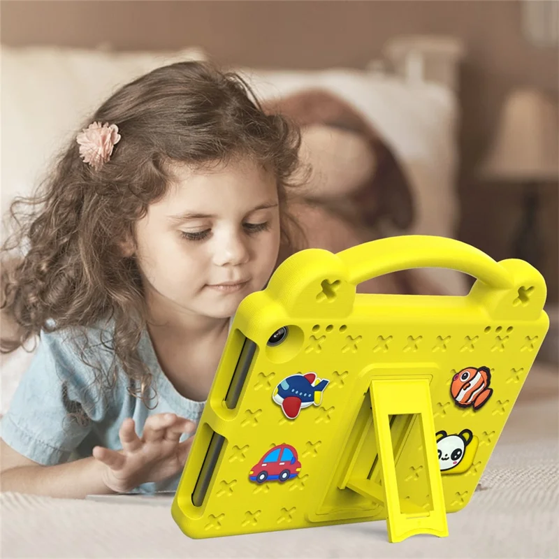 For Amazon Fire HD 8 (2024) Case Kids EVA Tablet Cover - Yellow
