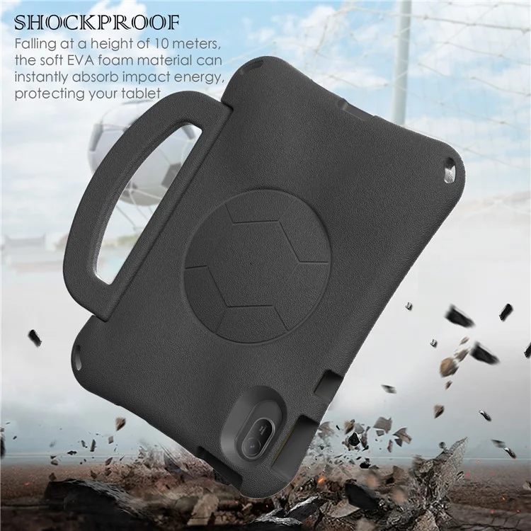 For Huawei MatePad SE 11  /  Honor Tablet V7 EVA Case Tablet Protective Cover with Kickstand - Black