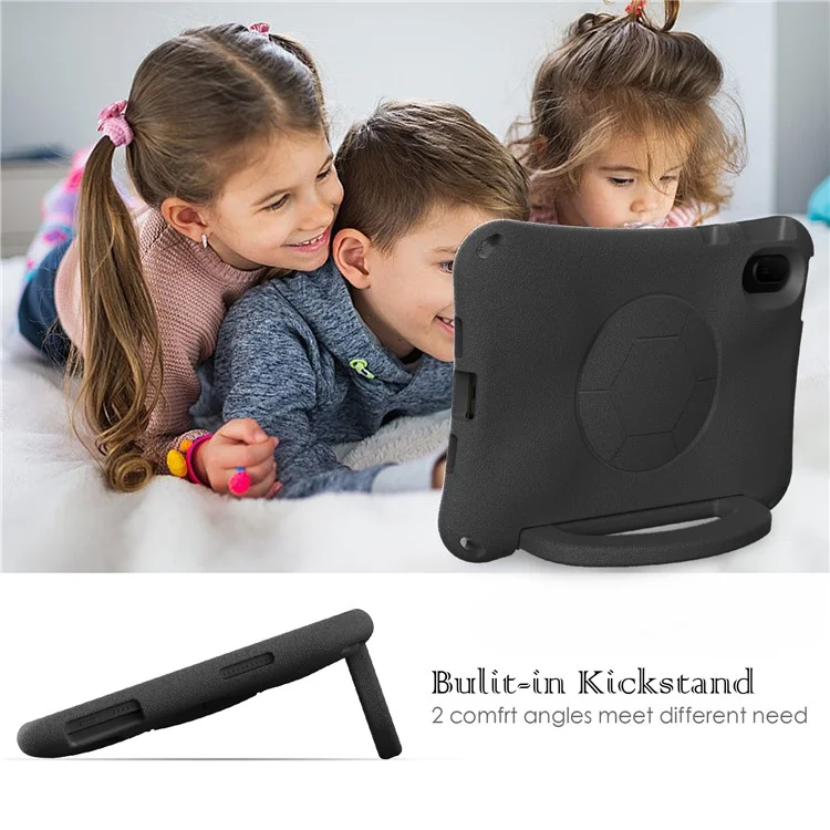 For Huawei MatePad SE 11  /  Honor Tablet V7 EVA Case Tablet Protective Cover with Kickstand - Black
