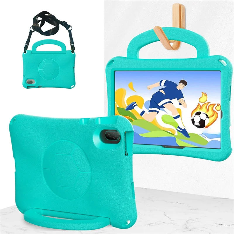 For Huawei MatePad SE 11  /  Honor Tablet V7 EVA Case Tablet Protective Cover with Kickstand - Mint Green