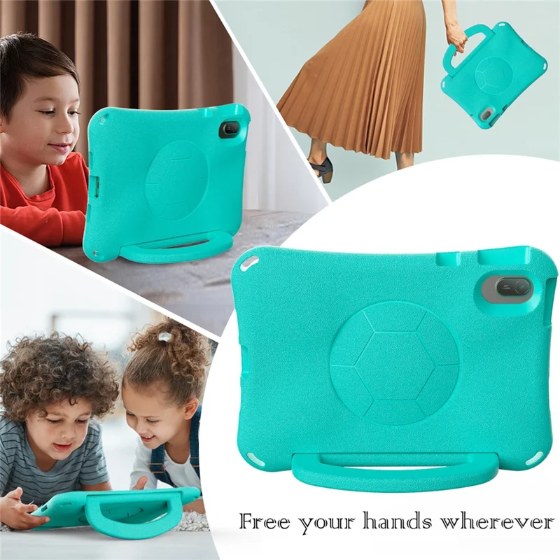 For Huawei MatePad SE 11  /  Honor Tablet V7 EVA Case Tablet Protective Cover with Kickstand - Mint Green