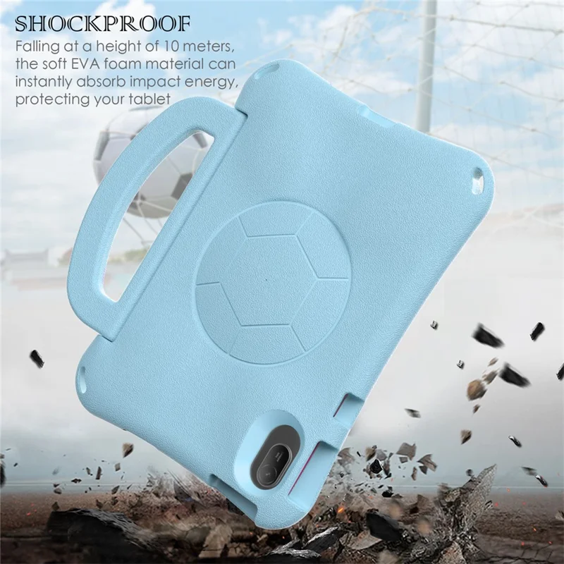 For Huawei MatePad SE 11  /  Honor Tablet V7 EVA Case Tablet Protective Cover with Kickstand - Baby Blue
