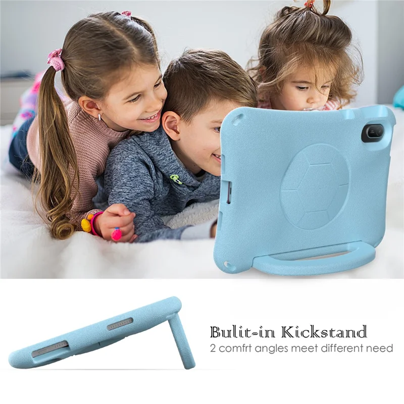 For Huawei MatePad SE 11  /  Honor Tablet V7 EVA Case Tablet Protective Cover with Kickstand - Baby Blue