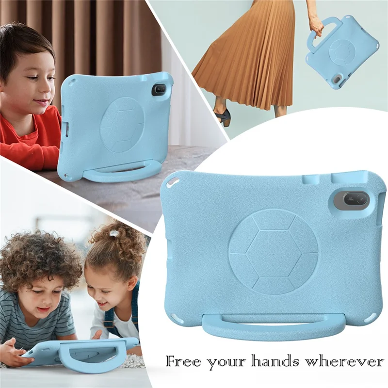 For Huawei MatePad SE 11  /  Honor Tablet V7 EVA Case Tablet Protective Cover with Kickstand - Baby Blue
