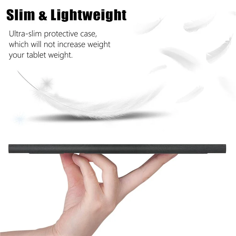 Étui pour Remarkable 2 de style folio en PC+PU avec support pour stylet - Noir