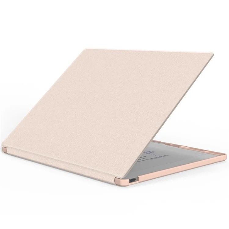 Étui de tablette en cuir acrylique Pro Case remarquable avec support pour stylo, réveil/veille automatique - Rose