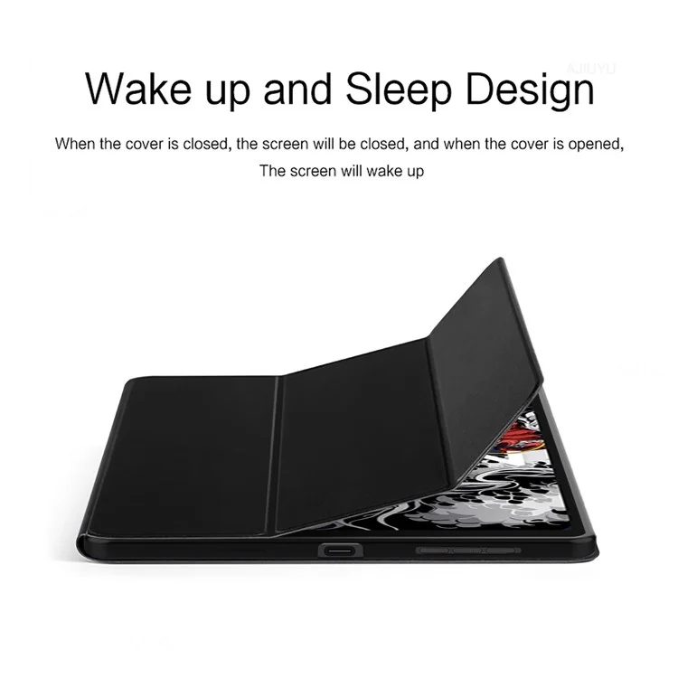 For Lenovo Legion Y700 (2024) Case PU Leather TPU Back Trifold Stand Tablet Cover Auto Wake / Sleep