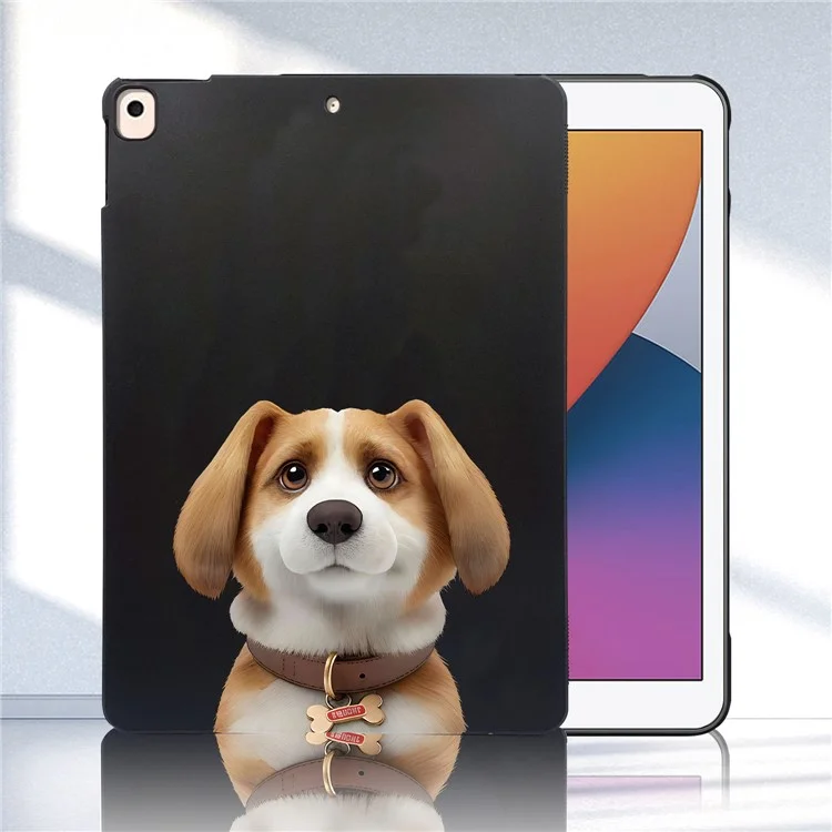 Чехол для iPad 10.2 (2021) / (2020) / (2019) с узором, тонкий TPU-чехол для защиты планшета - Harrier Beagle