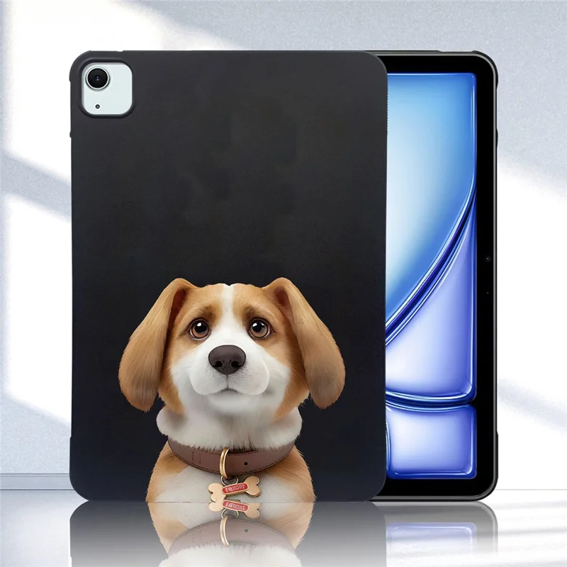 For iPad Air 11 (2025) / (2024) Case Pattern Printing Slim TPU Tablet Protective Cover - Harrier Beagle
