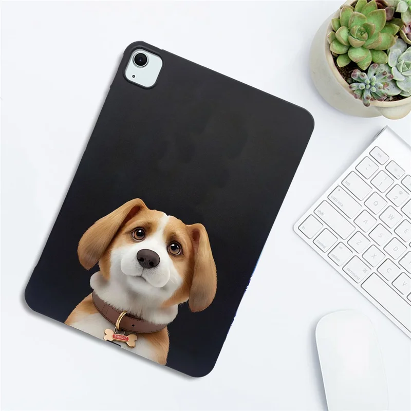 For iPad Air 11 (2025) / (2024) Case Pattern Printing Slim TPU Tablet Protective Cover - Harrier Beagle
