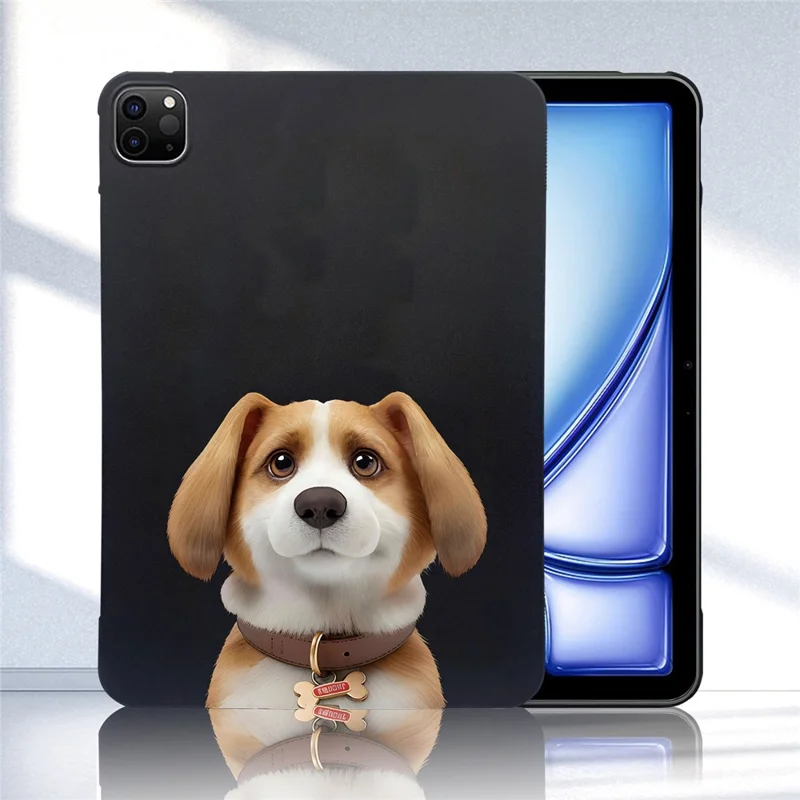For iPad Pro 11 (2021)  /  (2020)  /  (2018) Case Pattern Printing Slim TPU Tablet Protective Cover - Harrier Beagle
