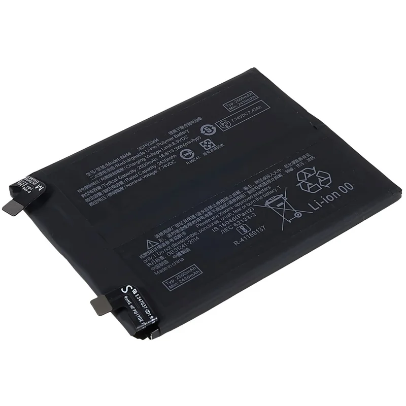 Für Xiaomi 11T Pro 5G 3,87 V 4860 mAh Li-Ionen-Polymer-Akku (Doppelzellen-Zellen) Baugruppe (Encode: BM58) (ohne Logo)