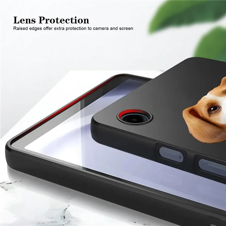 Für Samsung Galaxy Tab A9 Case Musterdrucken Slim TPU Tablet Schutzhülle - Harrier Beagle