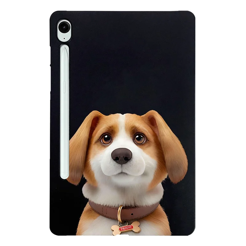 For Samsung Galaxy Tab S10 Lite / S10 FE / S9 FE / S9 Case Pattern Printing Slim TPU Tablet Protective Cover - Harrier Beagle