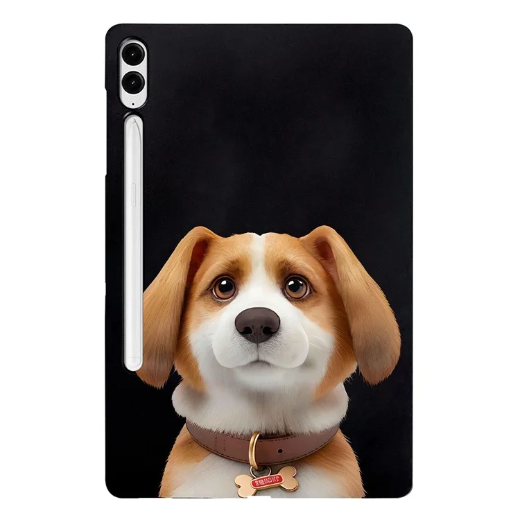 For Samsung Galaxy Tab S10+  /  S9 FE+  /  S9+ Case Pattern Printing Slim TPU Tablet Protective Cover - Harrier Beagle