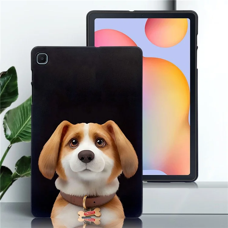 For Samsung Galaxy Tab S6 Lite (2024)  /  (2022)  /  (2020) Case Pattern Printing Slim TPU Tablet Protective Cover - Harrier Beagle