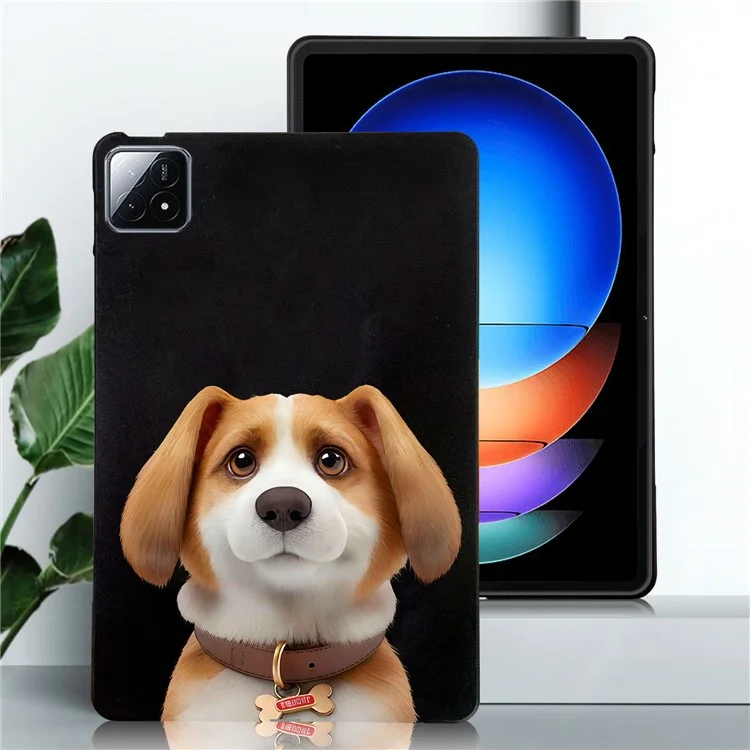Funda para Xiaomi Pad 6S Pro 12.4 con impresión de patrones, funda protectora delgada de TPU para tableta - Harrier Beagle
