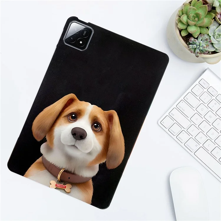 Funda para Xiaomi Pad 6S Pro 12.4 con impresión de patrones, funda protectora delgada de TPU para tableta - Harrier Beagle