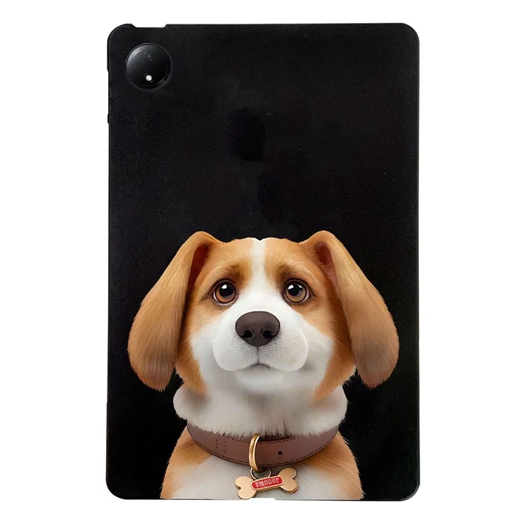 Für Xiaomi Redmi Pad SE 4G 8,7 Zoll Hülle Musterbedruckung Slim TPU Tablet Schutzhülle - Habicht Beagle