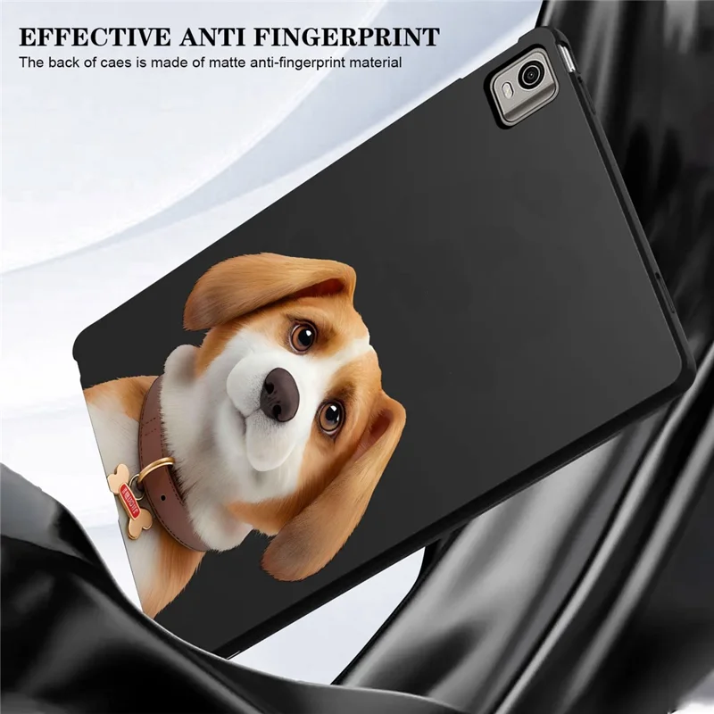 For Nokia T21 Case Pattern Printing Slim TPU Tablet Protective Cover - Harrier Beagle