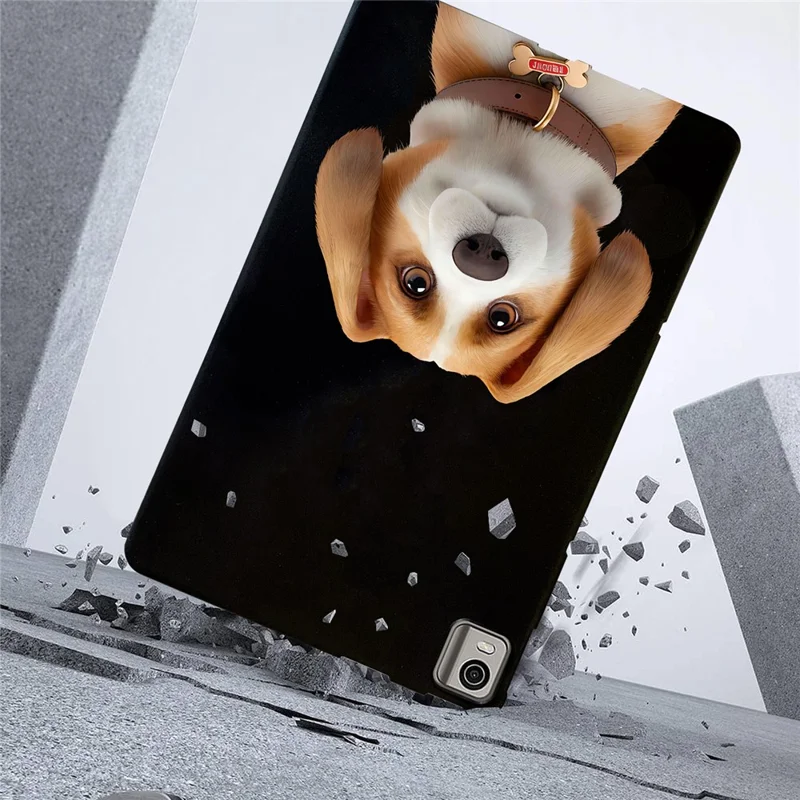 For Nokia T21 Case Pattern Printing Slim TPU Tablet Protective Cover - Harrier Beagle