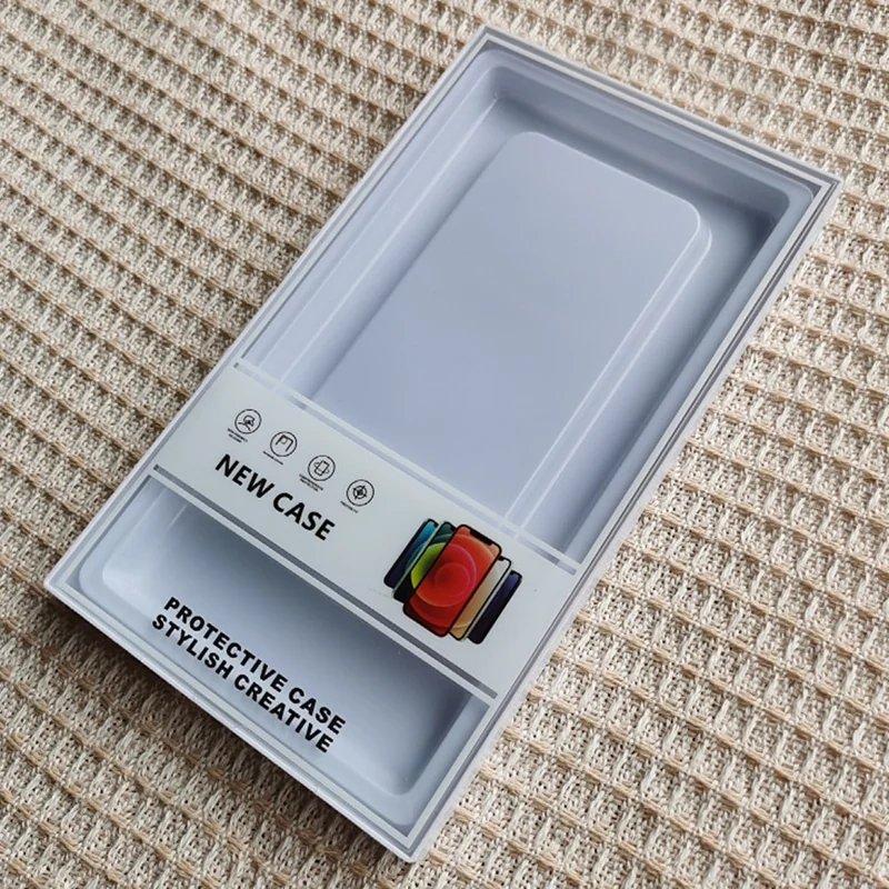 Bulk Purchasing Universal PET Window Phone Case Packaging Box With Injection Molded Base 18.7 x 10.6 x 1.5cm - Horizontal NEW CASE Style