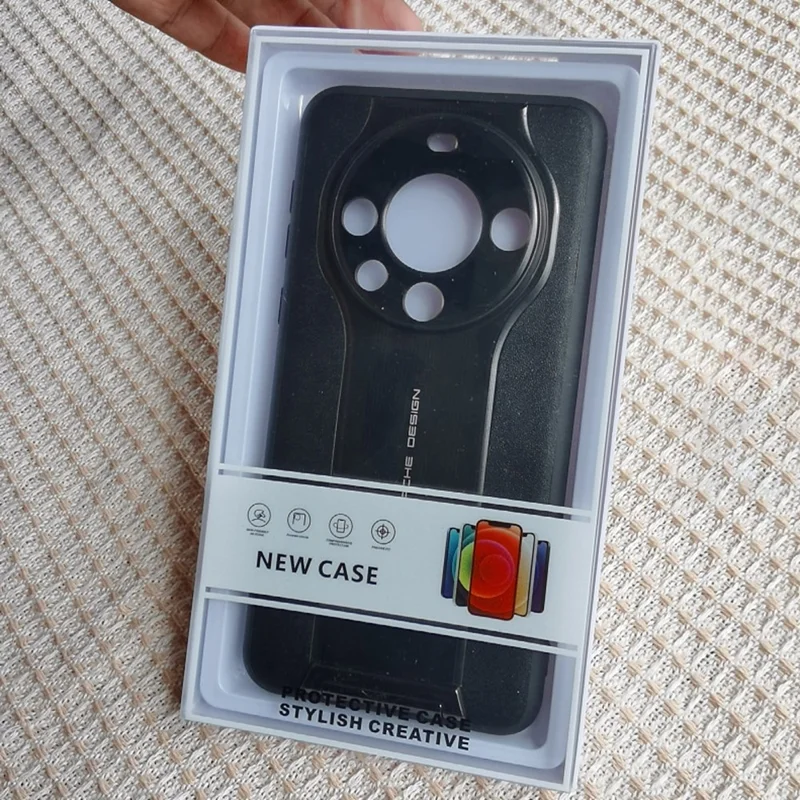 Bulk Purchasing Universal PET Window Phone Case Packaging Box With Injection Molded Base 18.7 x 10.6 x 1.5cm - Blue CASE Style