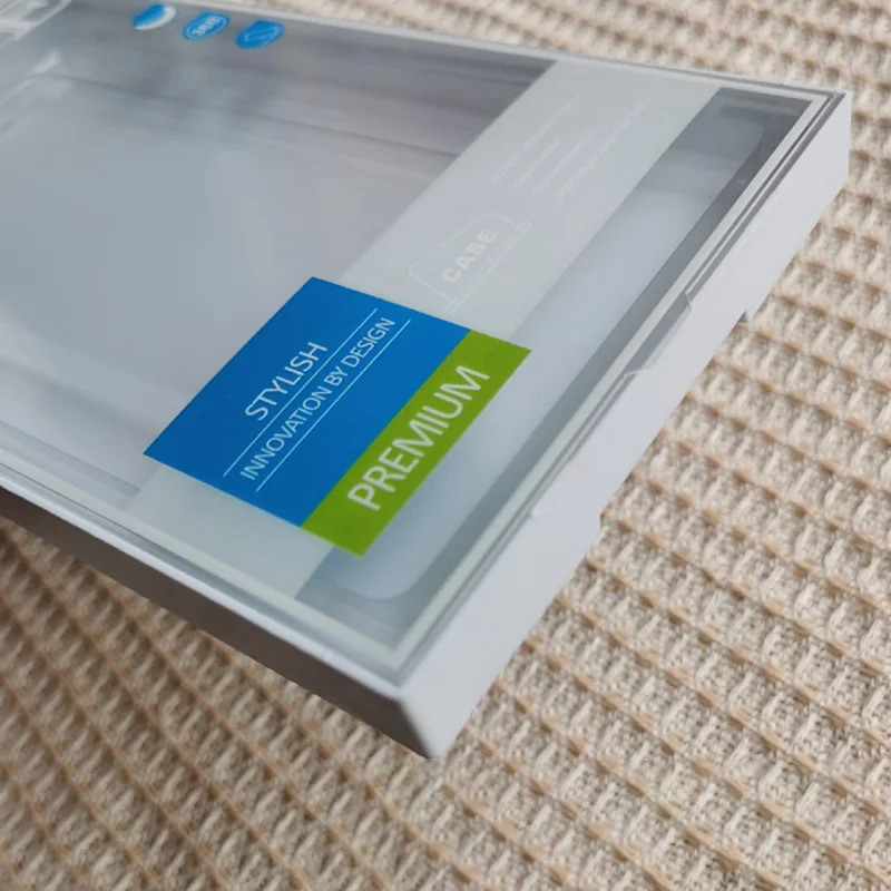 Bulk Purchasing Universal PET Window Phone Case Packaging Box With Injection Molded Base 18.7 x 10.6 x 1.5cm - Blue CASE Style