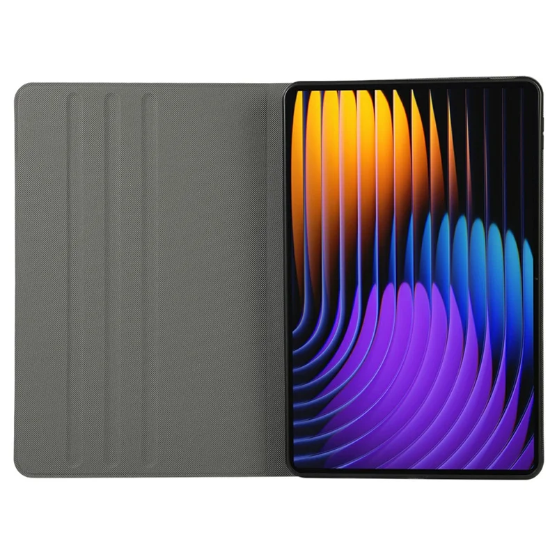 For Xiaomi Pad 7 Pro / Pad 7 Case PU Leather Folding Stand Tablet Protective Cover - Sky Blue