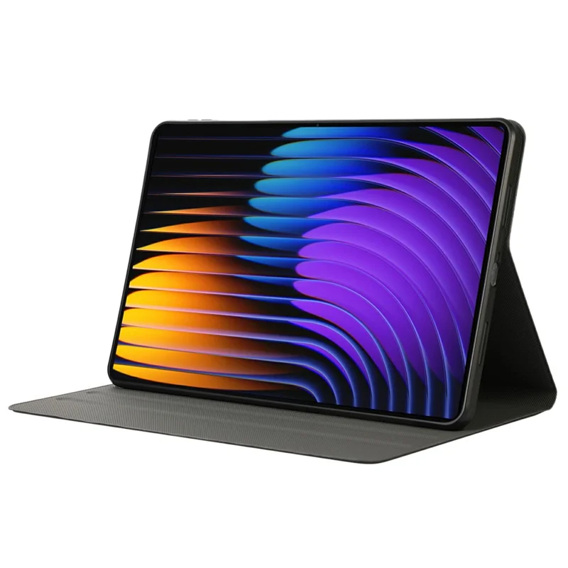 For Xiaomi Pad 7 Pro / Pad 7 Case PU Leather Folding Stand Tablet Protective Cover - Sky Blue