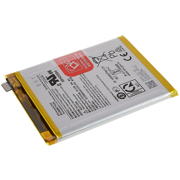 Para OnePlus Nord CE 5G 3.87V 4400mAh Conjunto da Bateria de Polímero de Lítio (encodes: BLP845) (sem Logotipo)