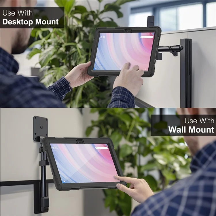 Für Amazon Fire HD 10 (2023) Hülle Ständer PC+Silikon Tablet Cover