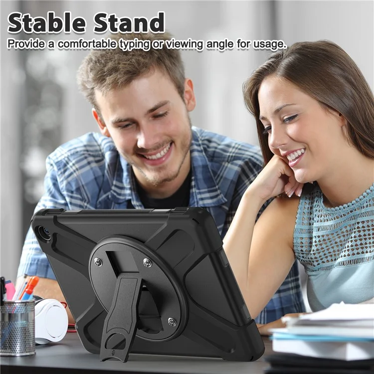 Für Amazon Fire HD 10 (2023) Hülle Ständer PC+Silikon Tablet Cover