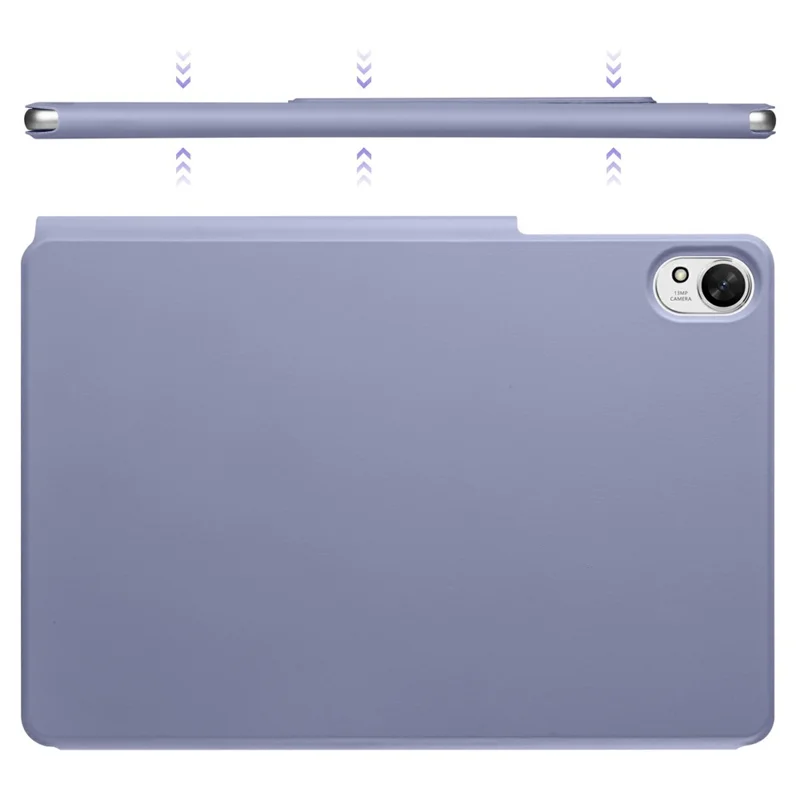 For Huawei MatePad 11.5 S (2025) / MatePad 11.5 S (2024) Case PC + PU Leather Origami Stand Magnetic Tablet Cover - Lavender Purple