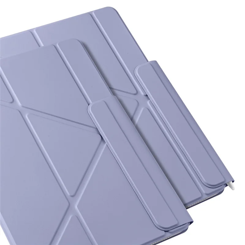 For Huawei MatePad 11.5 S (2025) / MatePad 11.5 S (2024) Case PC + PU Leather Origami Stand Magnetic Tablet Cover - Lavender Purple