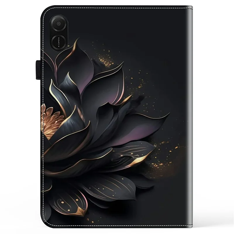 For Honor Pad X8b / Pad X8a Case Pattern Printed Leather Tablet Cover with Card Slot - Flower