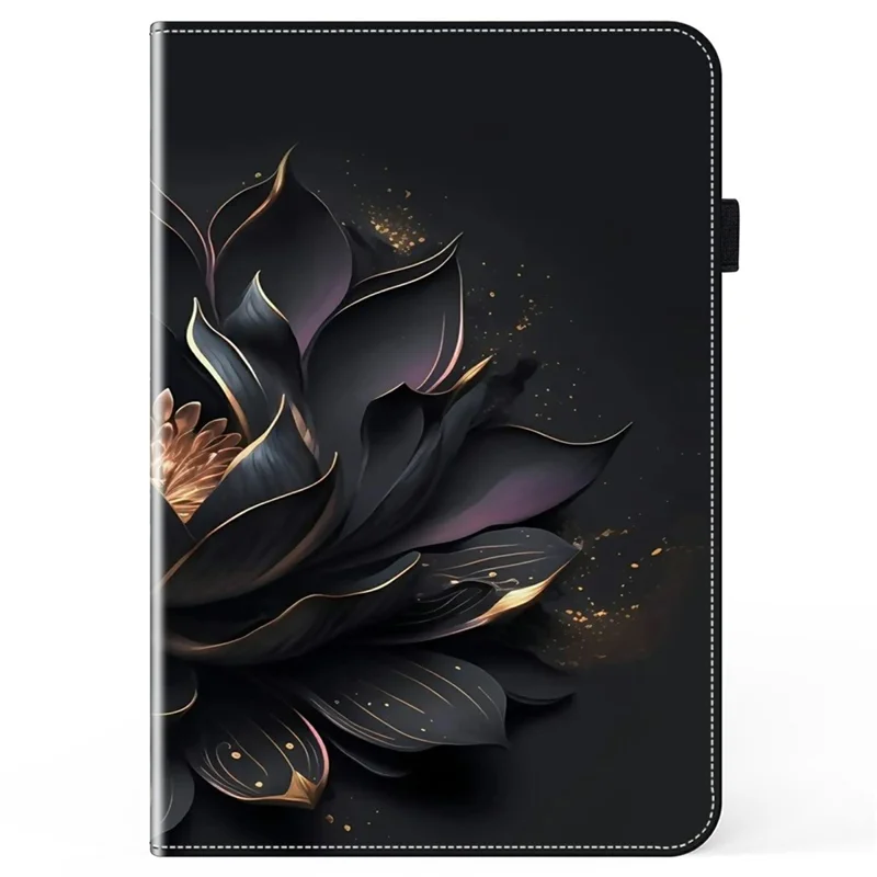 For Honor Pad X8b / Pad X8a Case Pattern Printed Leather Tablet Cover with Card Slot - Flower