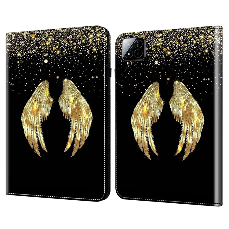 Чехол-книжка для Xiaomi Pad 7 / 7 Pro с золотыми крыльями