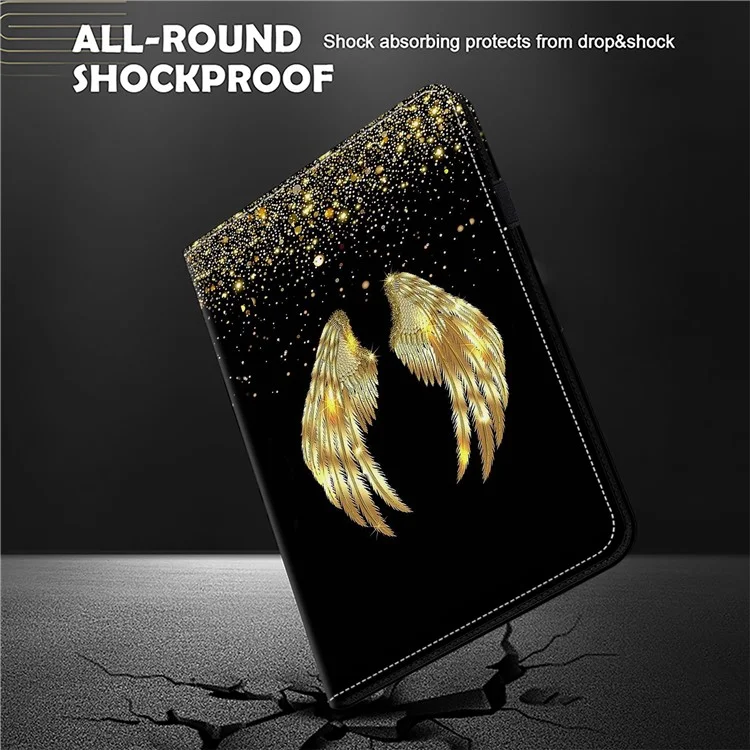 Чехол-книжка для Xiaomi Pad 7 / 7 Pro с золотыми крыльями