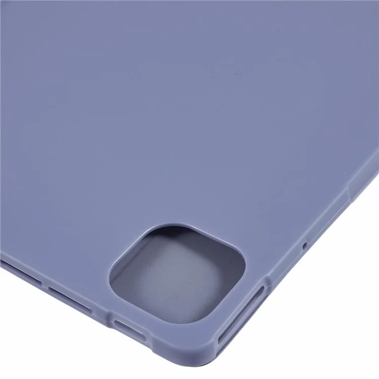 Funda para Honor Pad GT Pro de piel de PU y silicona con soporte plegable triple - Púrpura