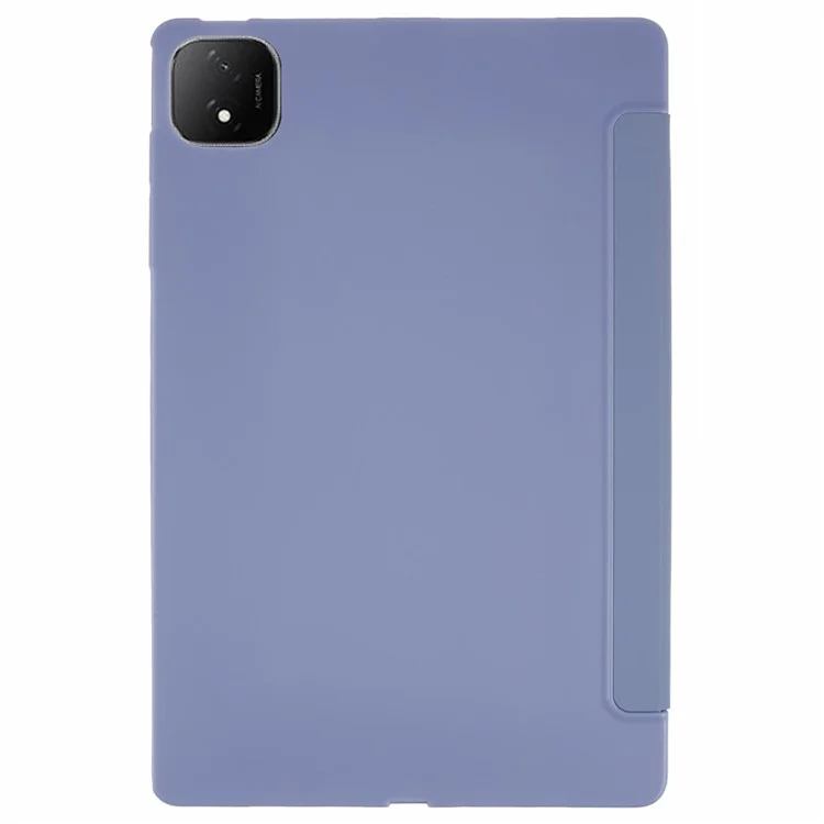 Funda para Honor Pad GT Pro de piel de PU y silicona con soporte plegable triple - Púrpura